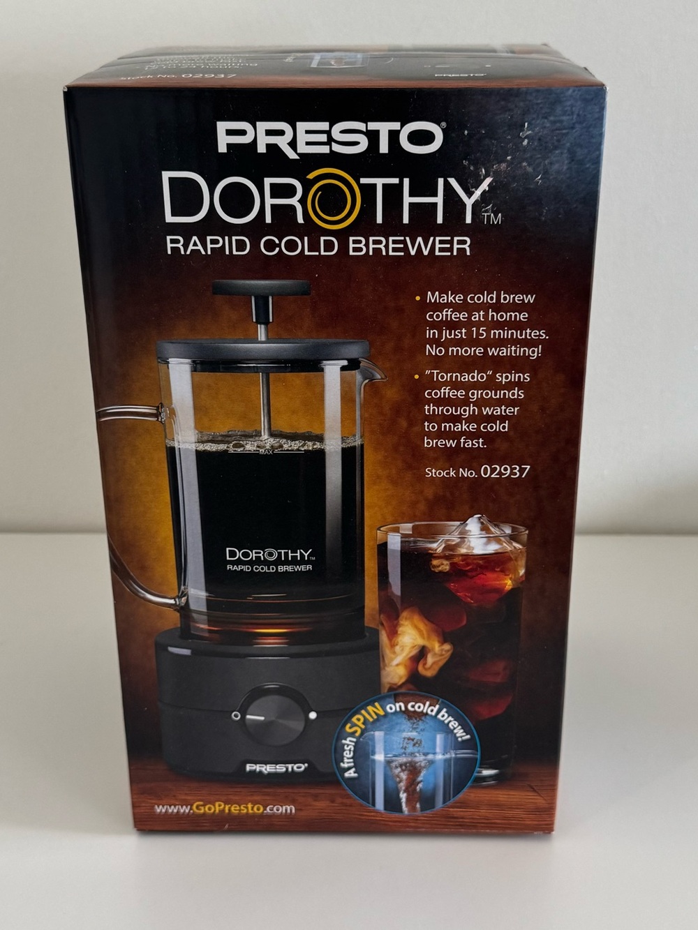Presto Dorothy Rapid Cold Brewer - Black